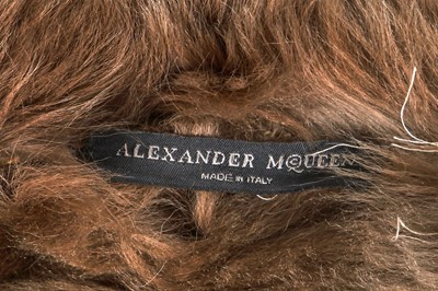 Lot 173 - An Alexander McQueen brown shearling coat, 'The Overlook' collection, Autumn-Winter 1999-2000