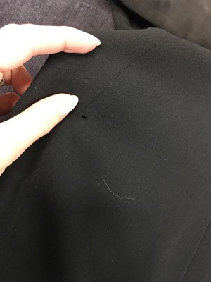 Lot 230 - A Chanel by Karl Lagerfeld black wool and silk cocktail dress, Autumn-Winter 1997