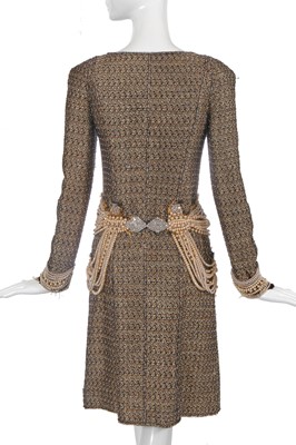 Lot 22 - A fine Chanel by Karl Lagerfeld fantasy tweed coat dress, 'Paris-Bombay', Métiers d'Art, Pre-Fall 2012