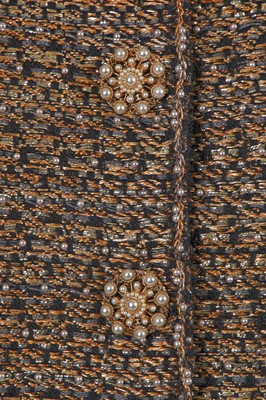 Lot 22 - A fine Chanel by Karl Lagerfeld fantasy tweed coat dress, 'Paris-Bombay', Métiers d'Art, Pre-Fall 2012