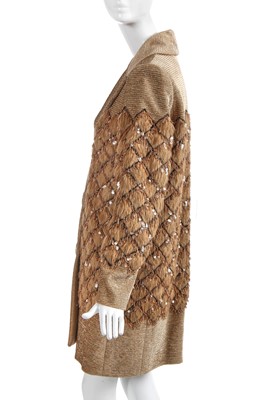 Lot 11 - A fine Chanel by Karl Lagerfeld faux-fur and chenille tweed coat, 'Paris - Cosmopolite' collection, Métiers d'Art, Pre-Fall 2017