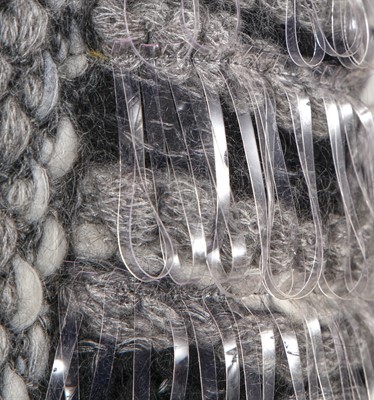 Lot 14 - A Chanel by Karl Lagerfeld knitted grey wool capelet, 'Paris-Rome' collection, Métiers d'Art, Pre-Fall 2016