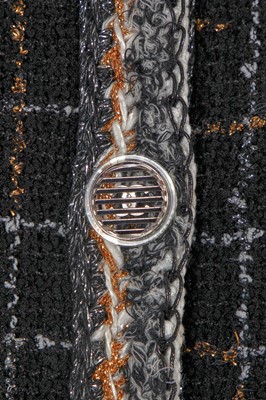 Lot 12 - A Chanel by Karl Lagerfeld checked bouclé tweed suit, 'Intimate Technology' collection, Spring-Summer 2017