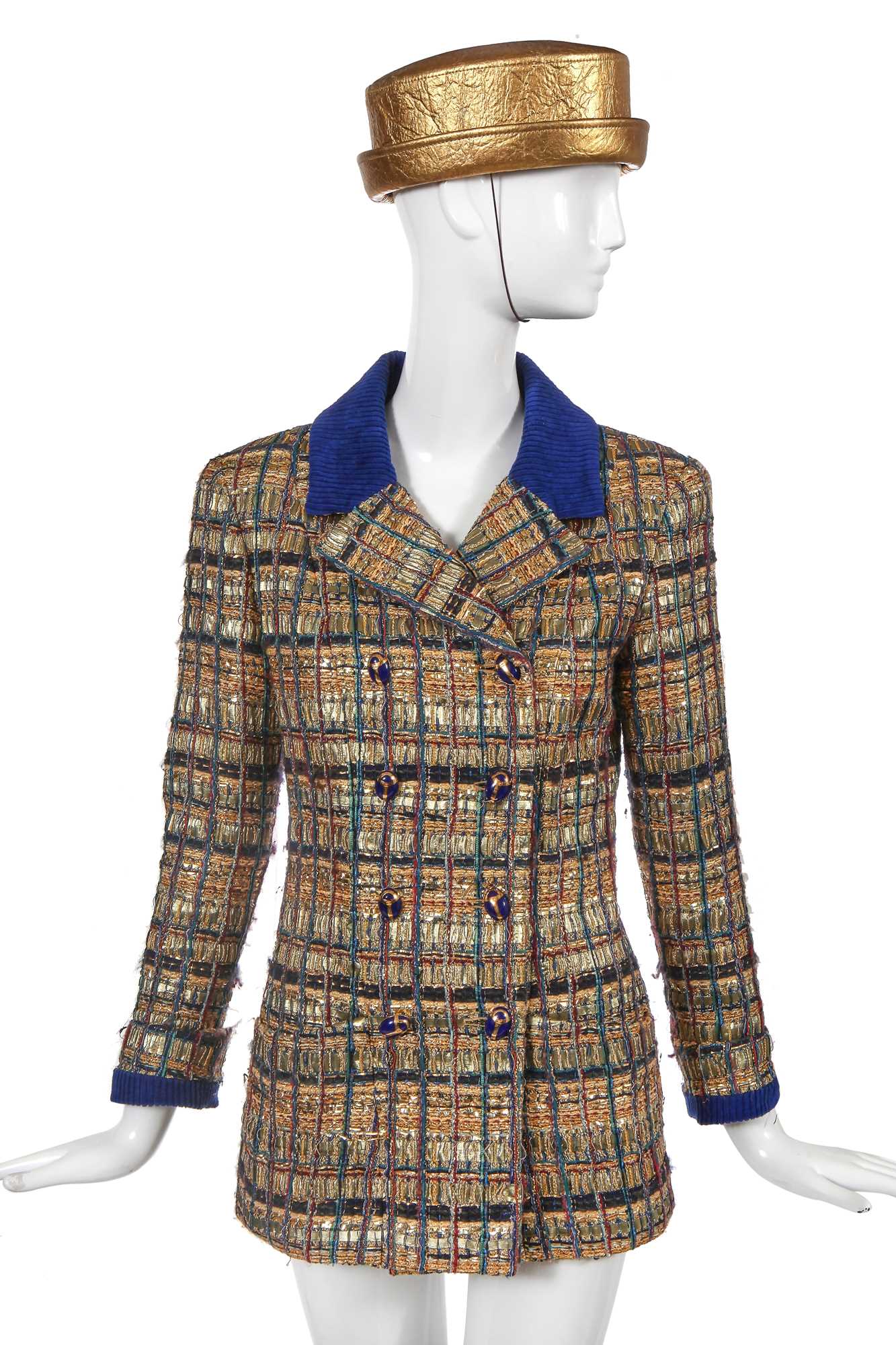 Lot 2 - A fine Chanel by Karl Lagerfeld fantasy tweed and corduroy jacket, 'Egyptomania' collection, Métiers d'Art, Pre-Fall 2019