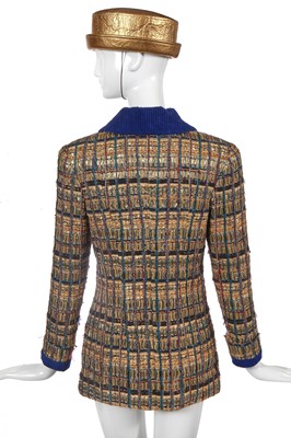 Lot 2 - A fine Chanel by Karl Lagerfeld fantasy tweed and corduroy jacket, 'Egyptomania' collection, Métiers d'Art, Pre-Fall 2019