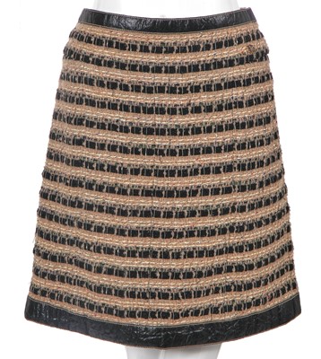Lot 4 - A Chanel by Karl Lagerfeld striped fantasy tweed suit, 'Egyptomania' collection, Métiers d'Art, Pre-Fall 2019
