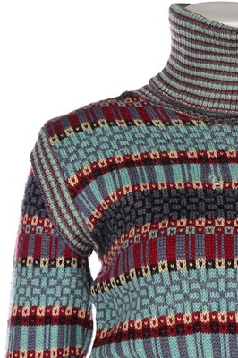 Lot 46 - A Bill Gibb/Kaffe Fassett knitted wool...