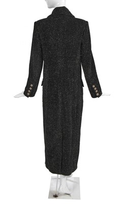 Lot 7 - A Chanel by Karl Lagerfeld black wool coat, Autumn-Winter 2018-19