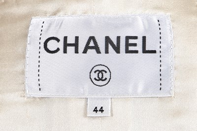 Lot 5 - A Chanel by Karl Lagerfeld ivory wool bouclé tweed jacket, 'Egyptomania' collection, Métiers d'Art, Pre-Fall 2019