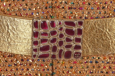 Lot 1 - A fine Chanel by Karl Lagerfeld gold fantasy tweed coat, 'Egyptomania' collection, Métiers d'Art, Pre-Fall 2019