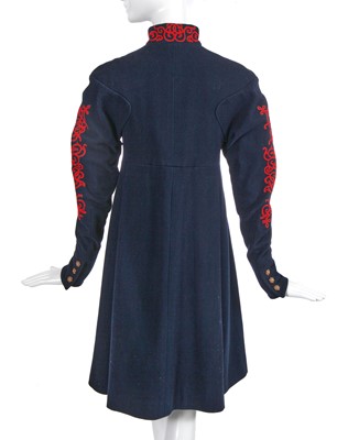 Lot 16 - A Chanel by Karl Lagerfeld embroidered navy wool coat, 'Paris-Salzburg' collection, Métiers d'Art, Pre-Fall 2015