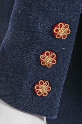 Lot 16 - A Chanel by Karl Lagerfeld embroidered navy wool coat, 'Paris-Salzburg' collection, Métiers d'Art, Pre-Fall 2015