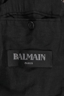 Lot 87 - A Balmain by Olivier Rousteing heavily embellished jacket, Autumn-Winter 2018-19