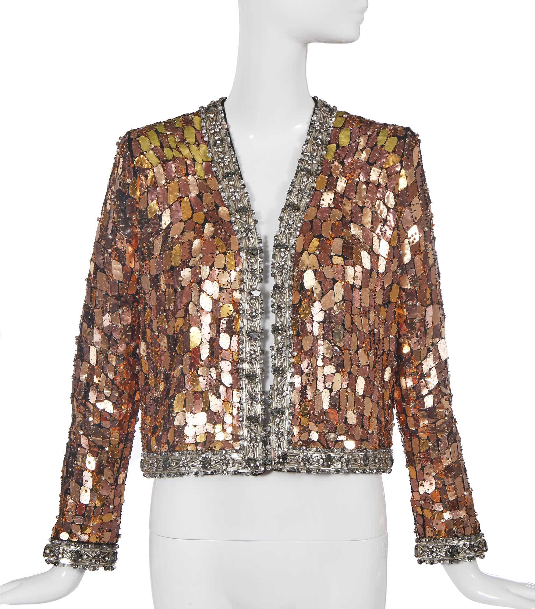 Lot 90 - A Saint Laurent by Hedi Slimane embellished jacket, Spring-Summer 2013