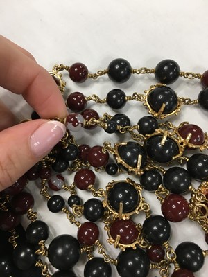Lot 21 - A Chanel beaded choker necklace, 'Paris-Edinburgh' collection, Métiers d'Art, Pre-Fall 2013
