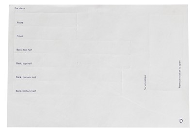 Lot 202 - A rare limited edition Hussein Chalayan Airmail paper dress, 1999