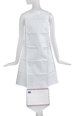 Lot 202 - A rare limited edition Hussein Chalayan Airmail paper dress, 1999
