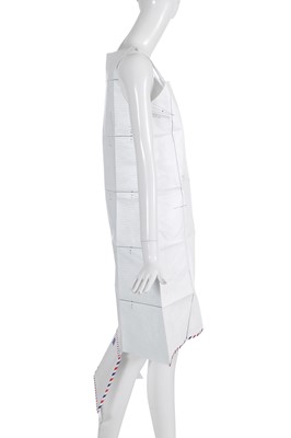 Lot 202 - A rare limited edition Hussein Chalayan Airmail paper dress, 1999