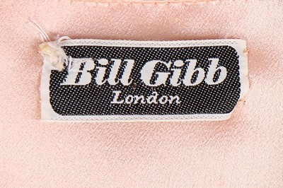 Lot 49 - A Bill Gibb pale pink satin negligee-style...