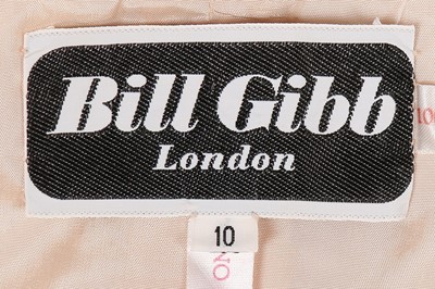 Lot 50 - A Bill Gibb ivory broderie anglaise cotton...