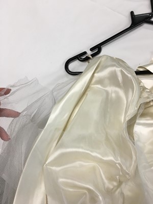Lot 304 - A Zandra Rhodes printed chiffon bridal gown, 1974