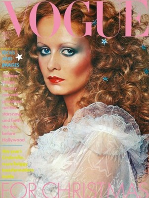 Lot 304 - A Zandra Rhodes printed chiffon bridal gown, 1974