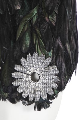 Lot 80 - A Stephen Jones for Thom Browne feather hat/headpiece circa 2010