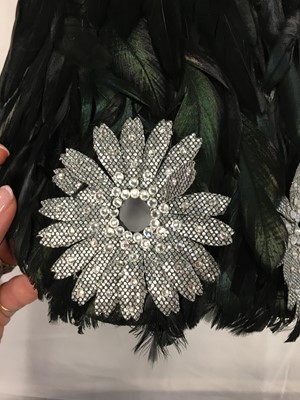 Lot 80 - A Stephen Jones for Thom Browne feather hat/headpiece circa 2010
