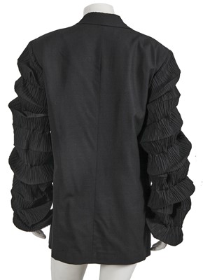 Lot 426 - An Issey Miyake black wool 'Flying Saucer' blazer, Spring-Summer 1994