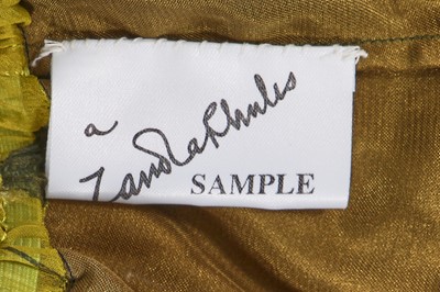 Lot 325 - A Zandra Rhodes printed chiffon dress, 'Mexican' collection, Autumm-Winter 1976-77