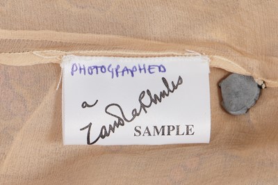 Lot 332 - A Zandra Rhodes printed chiffon ensemble, 1979