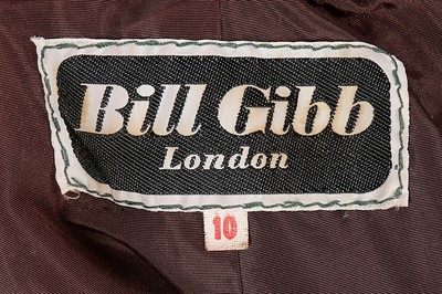 Lot 57 - A Bill Gibb brown leather ensemble, mid 1970s,...