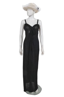 Lot 418 - A Yohji Yamamoto dress and hat, Spring-Summer 1999
