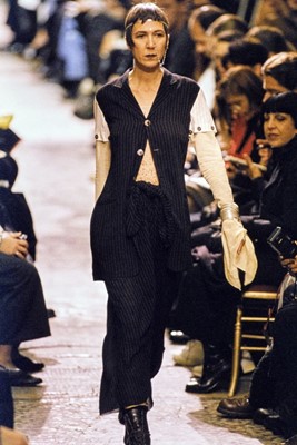 Lot 168 - A Jean Paul Gaultier sarong trouser ensemble, 'Les Tatouages' collection, Spring-Summer 1994