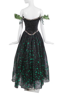 Lot 369 - A Zandra Rhodes printed ballgown, 'Celestial Bodies' collection, Autumn-Winter 1991-92