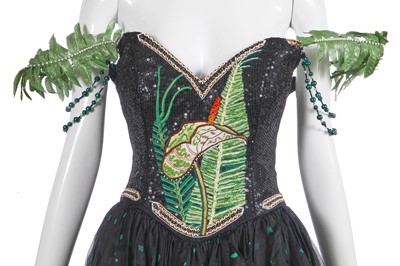 Lot 369 - A Zandra Rhodes printed ballgown, 'Celestial Bodies' collection, Autumn-Winter 1991-92
