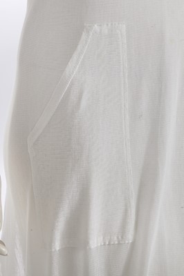 Lot 476 - A Jean Paul Gaultier white cotton jersey dress, circa 1994