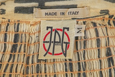 Lot 474 - Two Jean Paul Gaultier text-printed dresses, mid-late 1990s