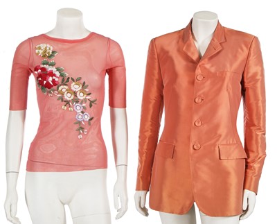 Lot 466 - A Jean Paul Gaultier silk-blend jacket, 'Hommage à Frida Kahlo' collection, Spring-Summer 1998