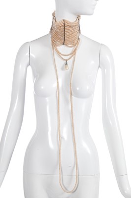 Lot 184 - A Christian Dior by John Galliano 'Maasai' choker necklace, 'In a Boudoir Mood' collection, Spring-Summer 1998