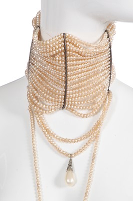 Lot 184 - A Christian Dior by John Galliano 'Maasai' choker necklace, 'In a Boudoir Mood' collection, Spring-Summer 1998