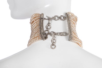 Lot 184 - A Christian Dior by John Galliano 'Maasai' choker necklace, 'In a Boudoir Mood' collection, Spring-Summer 1998
