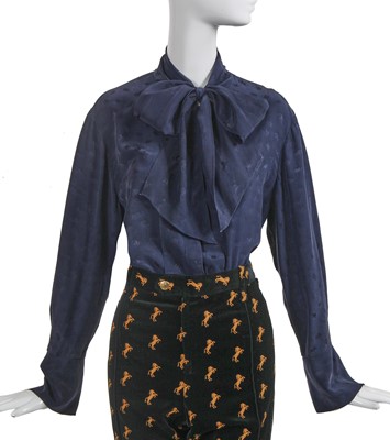 Lot 76 - Marianne Faithfull's Chloé by Natacha Ramsay-Levi pony-embroidered ensemble, Spring-Summer 2018