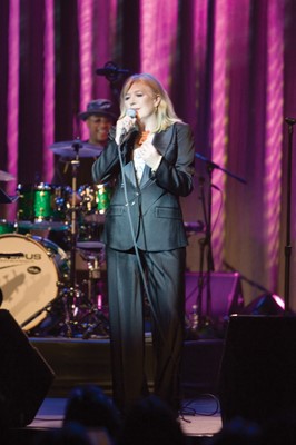 Lot 78 - Marianne Faithfull's John Galliano black satin suit, circa 2004
