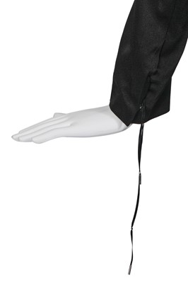 Lot 78 - Marianne Faithfull's John Galliano black satin suit, circa 2004