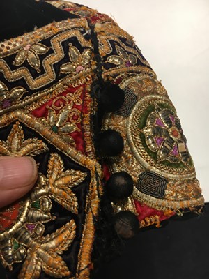 Lot 449 - A Liberty & Co. black velvet jacket, late 1930s