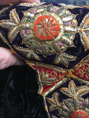 Lot 449 - A Liberty & Co. black velvet jacket, late 1930s