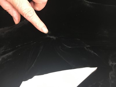 Lot 449 - A Liberty & Co. black velvet jacket, late 1930s