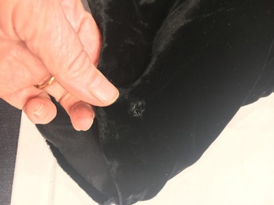 Lot 449 - A Liberty & Co. black velvet jacket, late 1930s