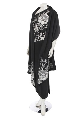 Lot 566 - A Bob Mackie embroidered black evening gown, circa 1990